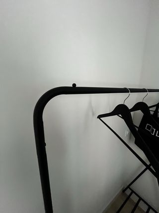 Perchero - burro Acero negro mate tipo industrial