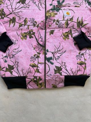 Chaqueta Bomber Carhartt RealTree Rosa Vintage