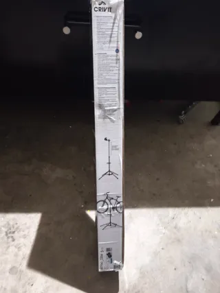 Trípode de Taller Bicicleta con bandeja y bloqueo