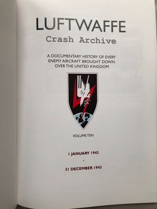 Libro Luftwaffe Crash Archive Vol. 10