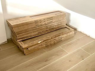 Suelo porcelánico imitación madera 23,3x120cm