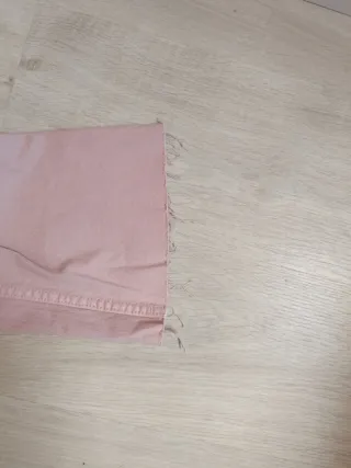 Pantalones cargo acampanados rosas