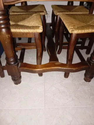 Mesa de comedor extensible madera y cristal