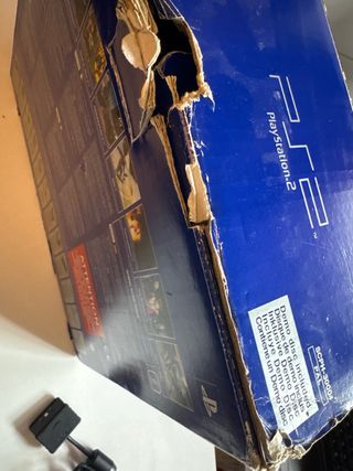 lote ps2 caja (PlayStation 2 + Mando + Juegos)