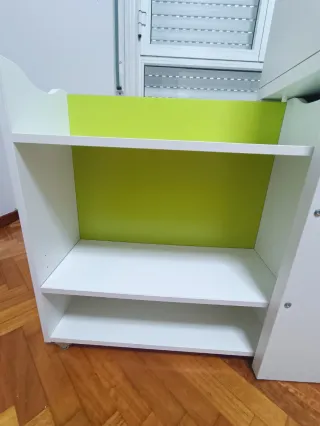 Cabecero IKEA FLAXA con estantería extraíble