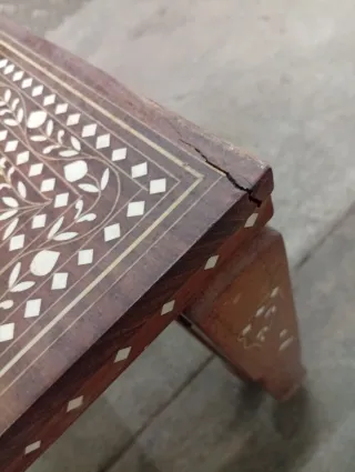 Juego de mesas de madera teca