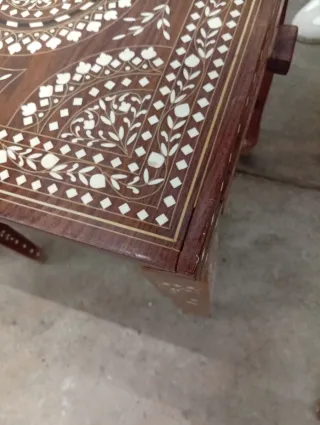 Juego de mesas de madera teca