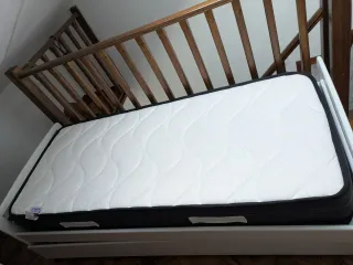 Letto singolo con brandina estraibile