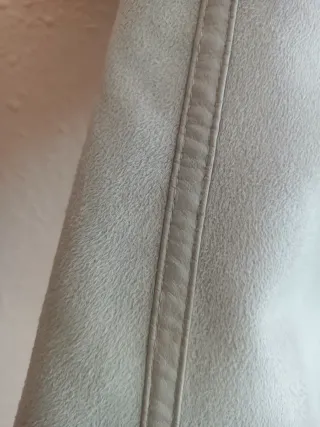 Chaqueta ante ecológica beige