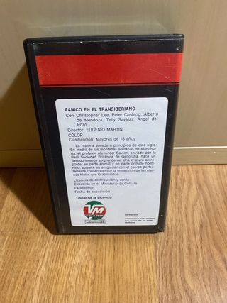 VHS Pánico en el Transiberiano
