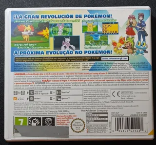 Videojuego Pokémon Y/X Nintendo 3DS RPG.