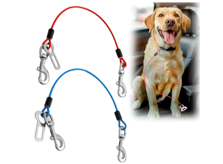 2 Cinture Sicurezza Auto per Cani