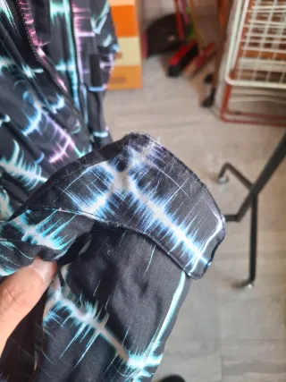 Giacca da sci con fantasia geometrica retroriflett