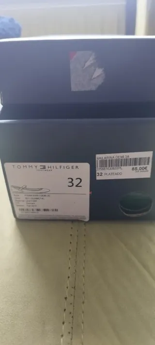 Bailarinas Tommy Hilfiger plateadas