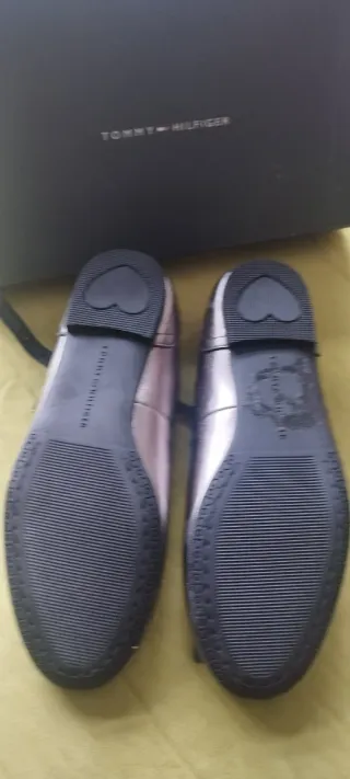Bailarinas Tommy Hilfiger plateadas