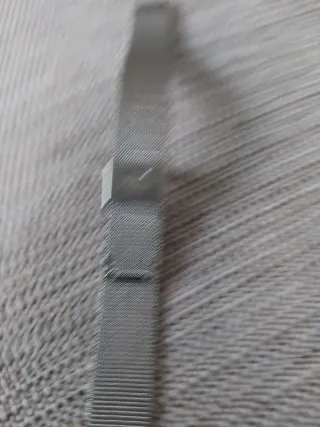 Correa reloj malla milanesa 14mm plata