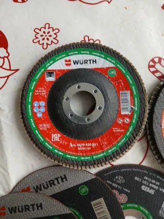 Discos radiales Wurth y Cofan