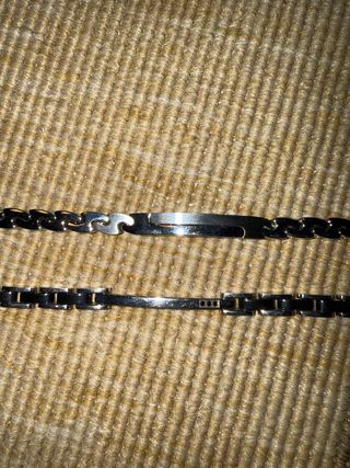 2 Pulseras LOTUS y BROSWAY Plata