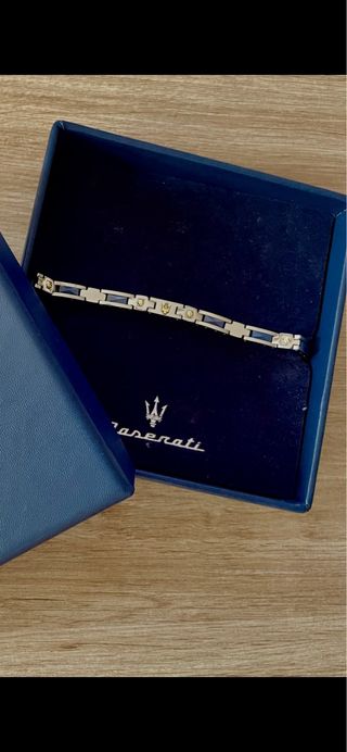 Pulsera Maserati Hombre Plata