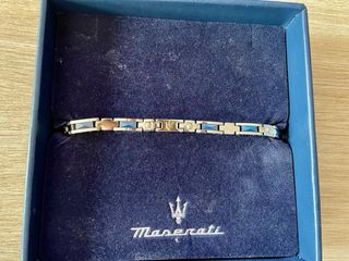 Pulsera Maserati Hombre Plata
