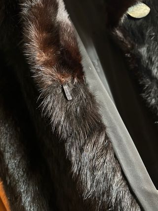 Abrigo de pelo natural