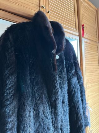 Abrigo de pelo natural