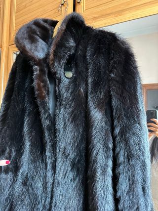 Abrigo de pelo natural