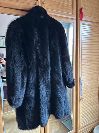 Abrigo de pelo natural