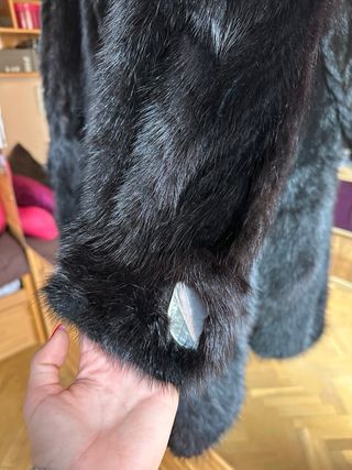 Abrigo de pelo natural