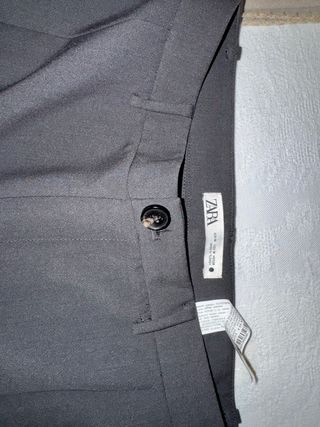 Pantalón elegante gris mujer