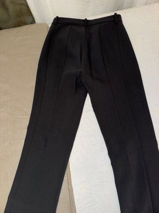 Pantalón elegante gris mujer
