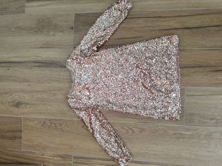 Torerita y vestido de fiesta lentejuelas