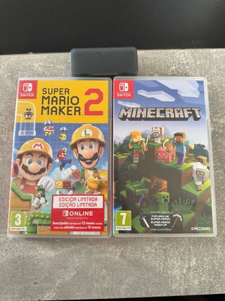 Nintendo Switch: Super Mario Maker 2 e Minecraft