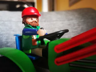 Tractor Granja Playmobil