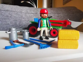 Tractor Granja Playmobil
