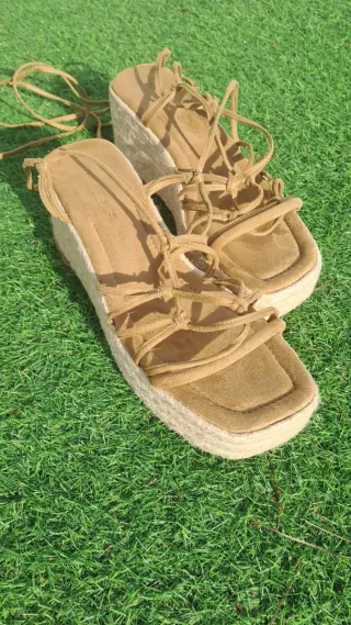 Sandalias de cuña T40