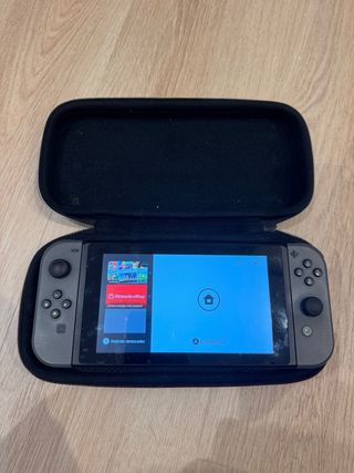Nintendo Switch Gris con funda