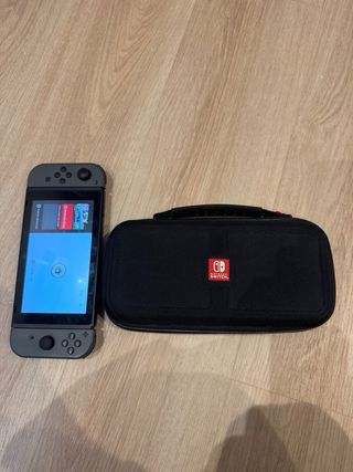 Nintendo Switch Gris con funda