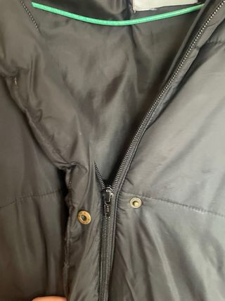 Abrigo acolchado negro Roly talla M