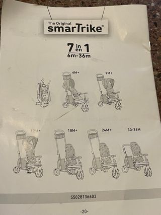 SmarTrike Triciclo Plegable 7 en 1