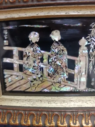 Cuadro Japonés Nácar Madreperla