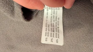 Polo Zara manga larga marrón Talla S