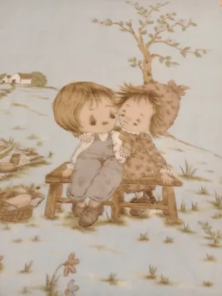 Coperta Betsey Clark vintage 136x105