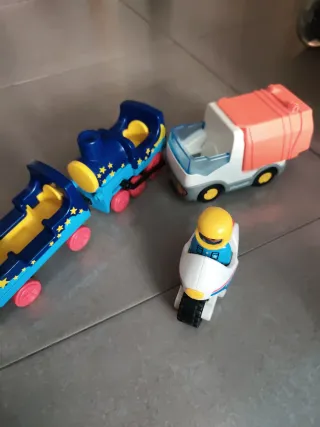 Playmobil 1 2 3 Helicóptero y Camión