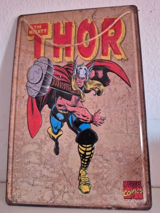 Chapa Thor Marvel 20x30 cm