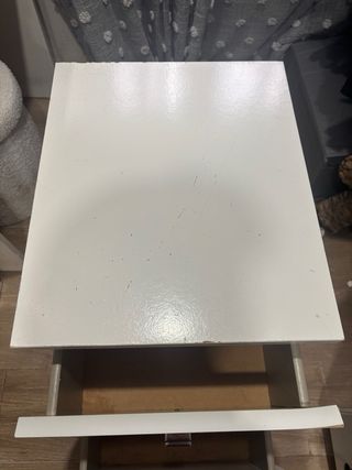 Mesita de noche Ikea blanca