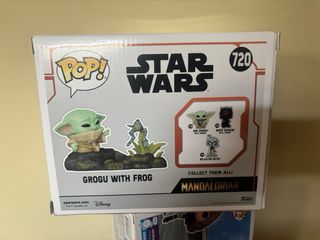 Funko Pop Star Wars Grogu con Rana 720