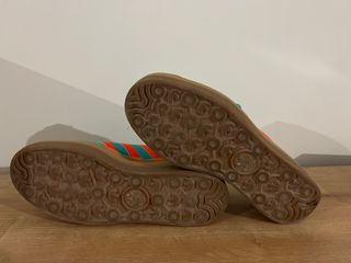 Zapatillas Adidas Gazelle Turquesa y Naranja