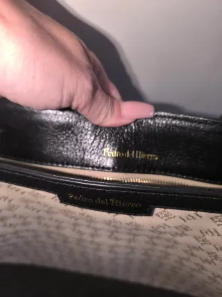 Bolso Pedro del Hierro Beige y Negro