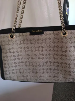 Bolso Pedro del Hierro Beige y Negro